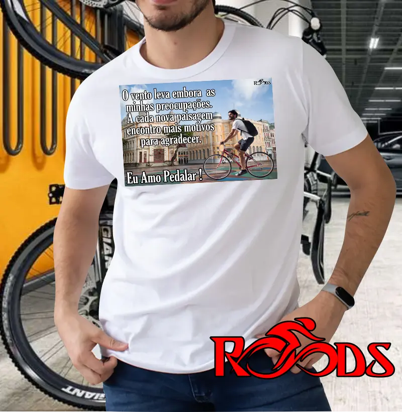 Camiseta Eu amo pedalar pelo Recife