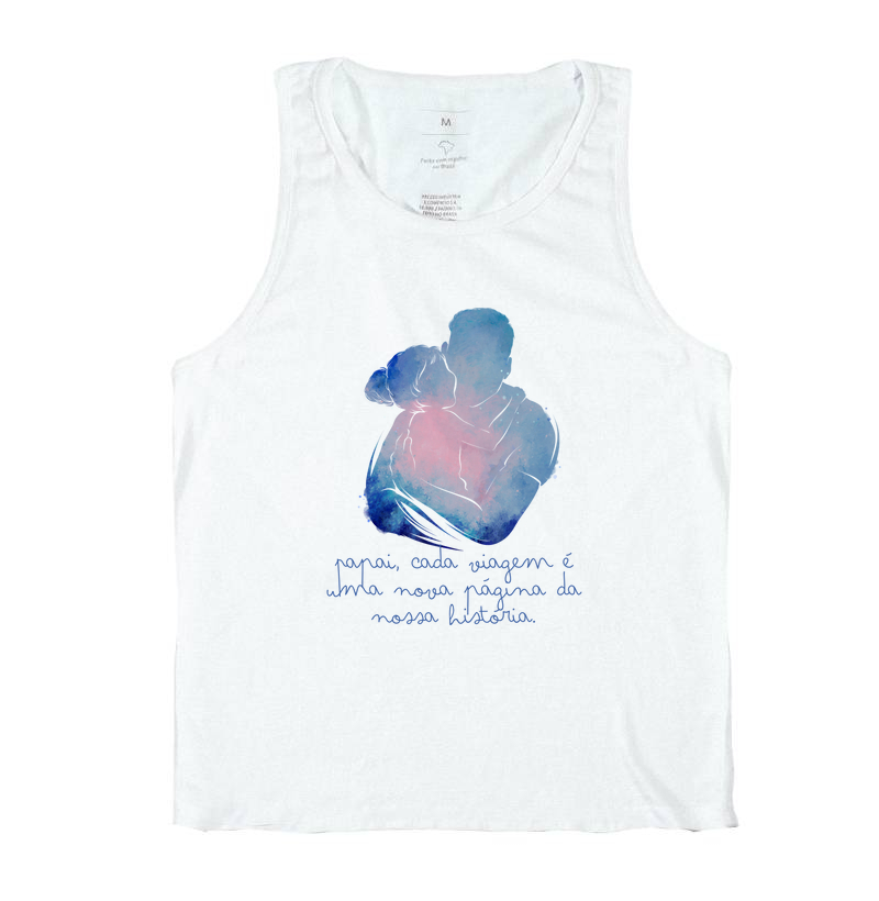 Camiseta Coleção Pai - Papai, cada viagem é uma nova..