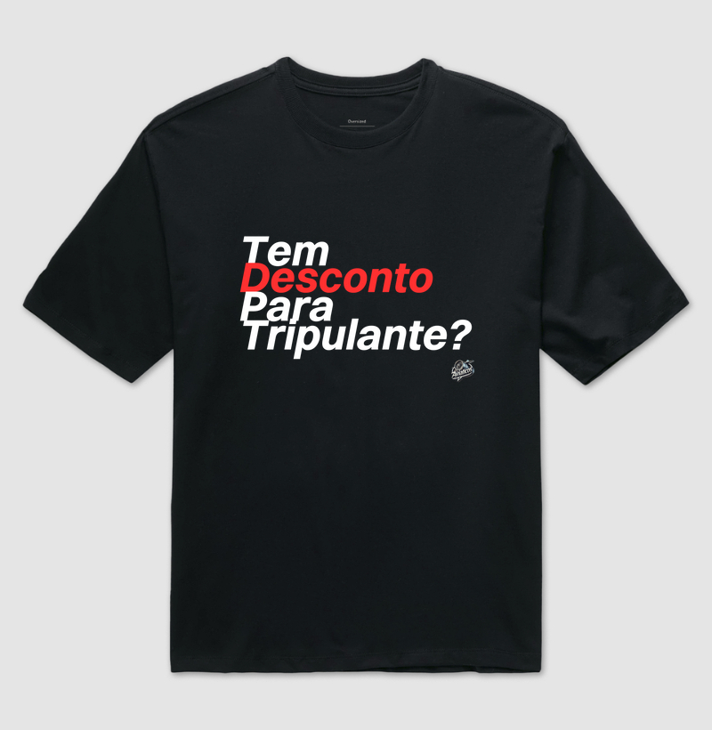 Tem desconto para tripulante?