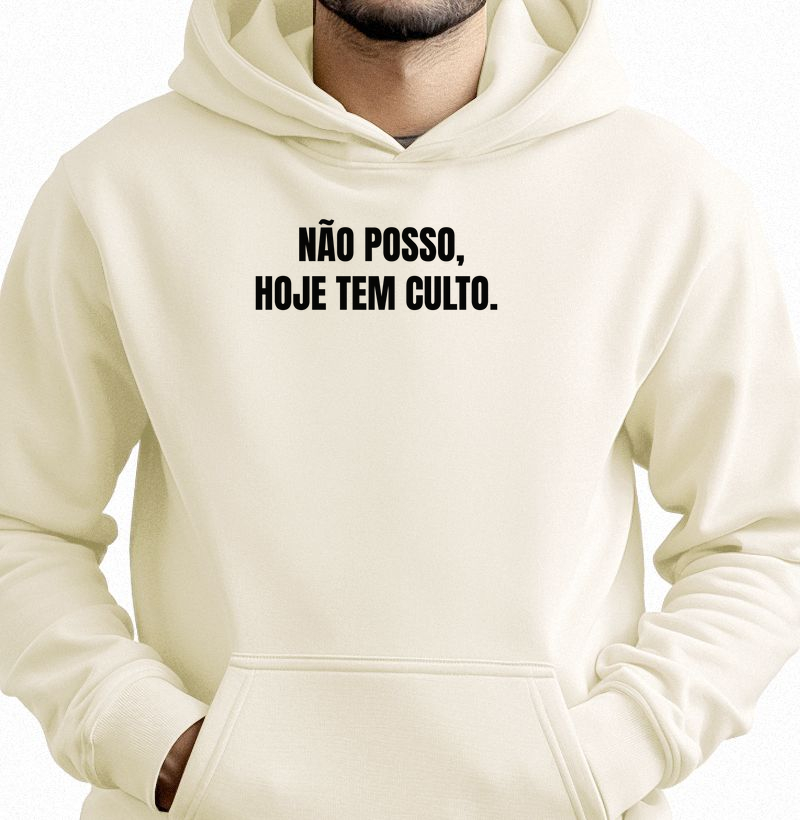 Não posso, hoje tem culto.