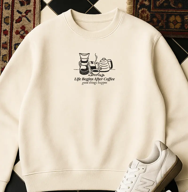 MOLETOM - Life begins after coffee