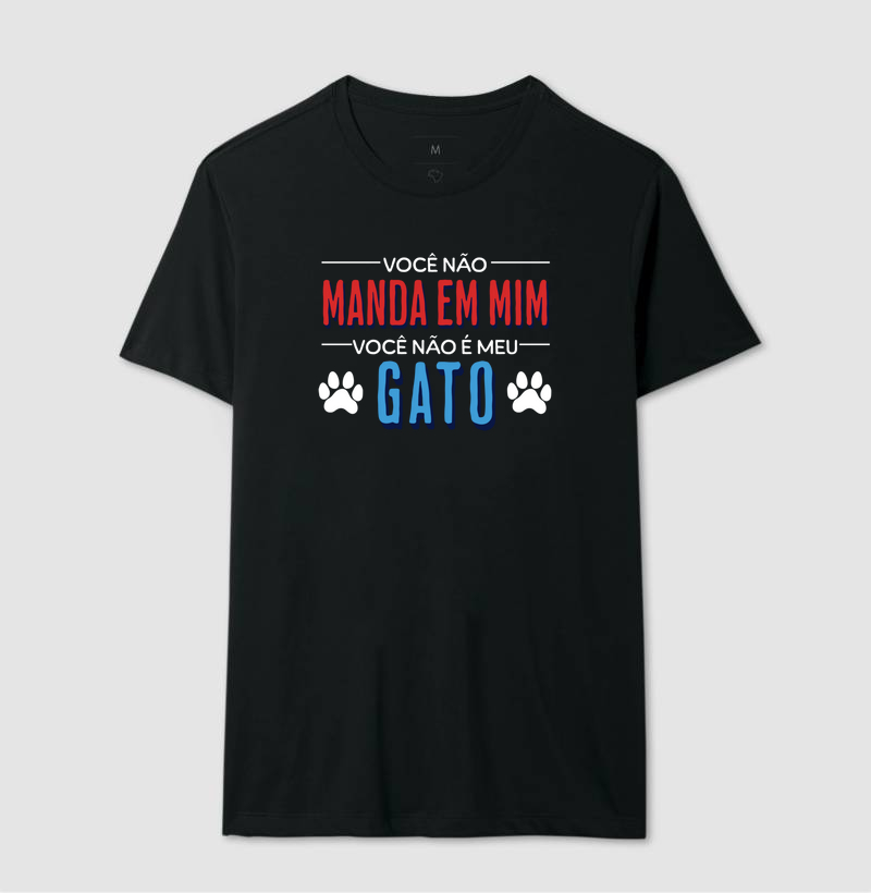 Camiseta Frase Engraçada Gato