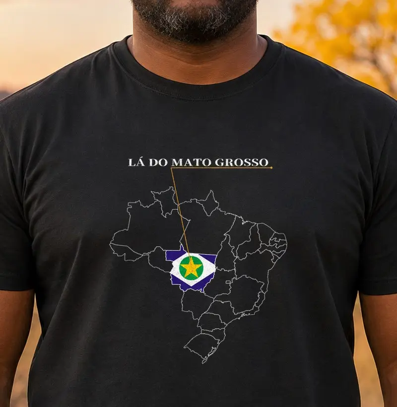 Lá de Mato Grosso - Camiseta