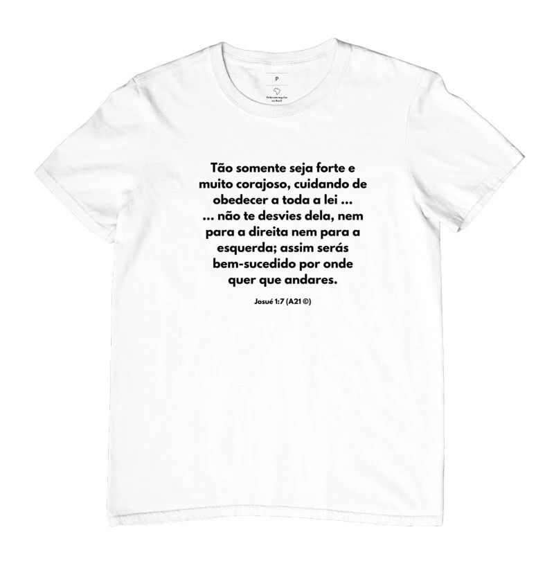 Masculina Antigo Testamento Js 1:7