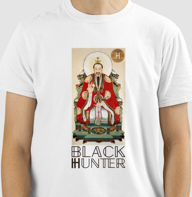 camiseta oriental black hunter