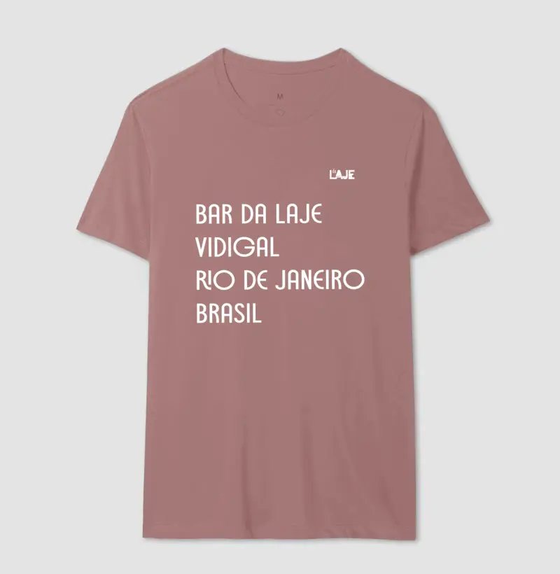Camiseta Bar Da Laje, Vidigal, Rio e Brasil