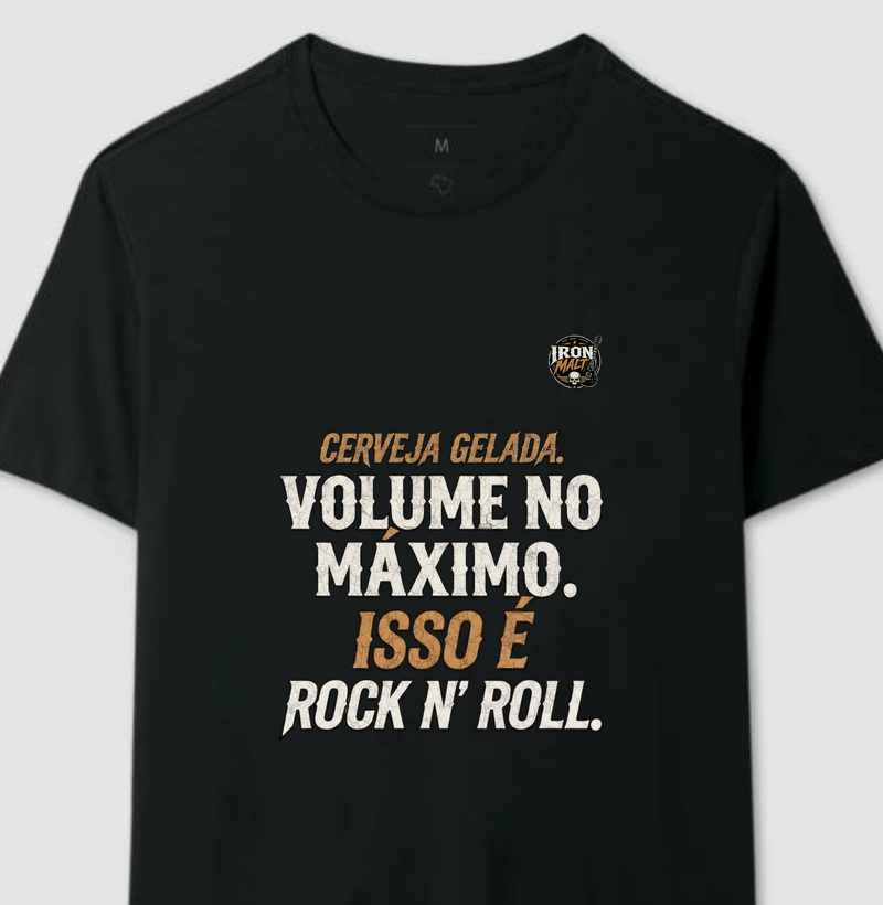 Cerveja gelada. Volume no máximo. Isso é rock n' roll