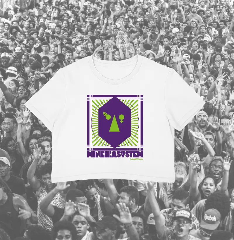 CROPPED MÁSCARA MINEIRA SYSTEM 