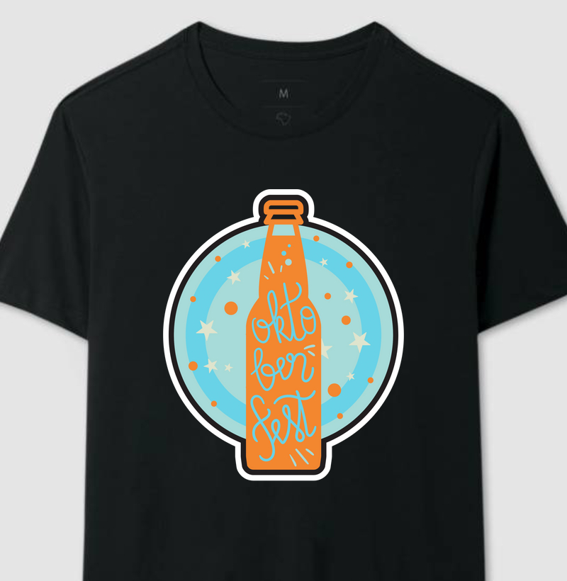 Coleção Cervejas - Oktoberfest - Laranja/Azul