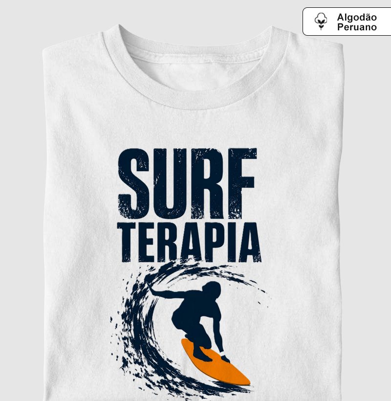 SURF TERAPIA - Camiseta Algodão Peruano
