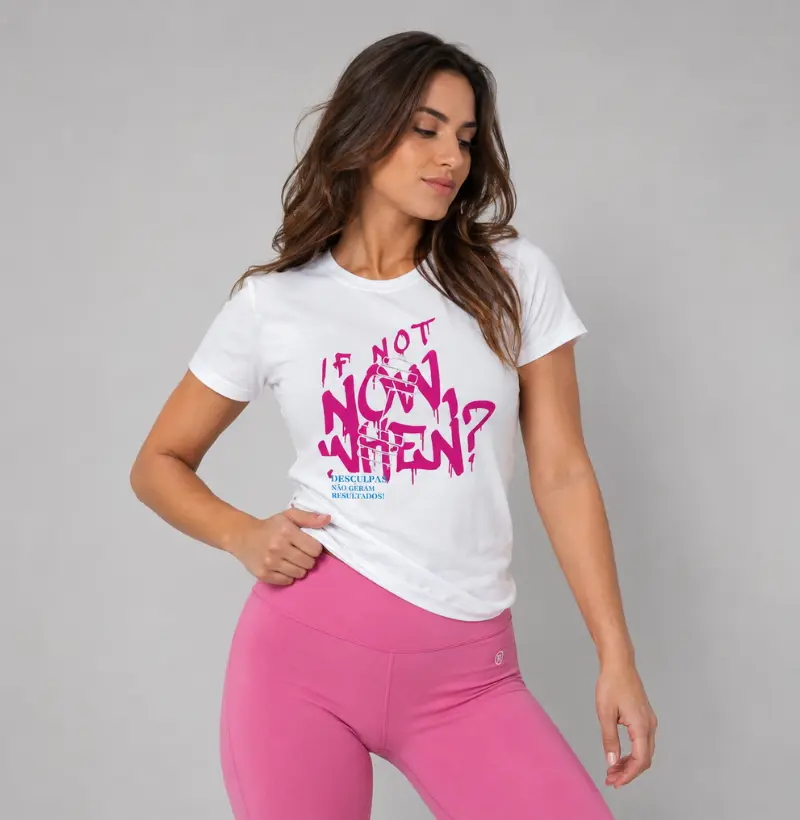 Camiseta Desculpas Não Geram Resultados – TRENO | Sem Desculpas, Só Ação