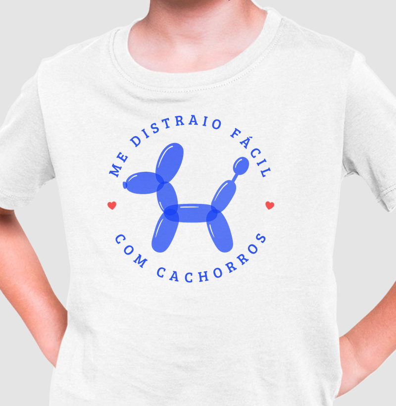 Me distraio fácil com cachorros