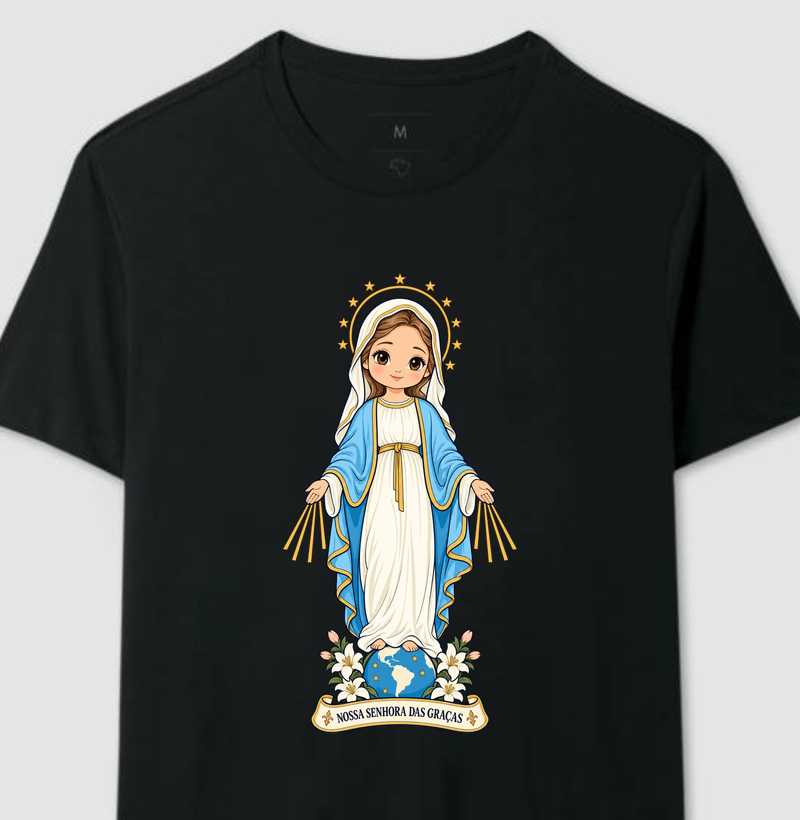 Nossa Senhora das Graças estilo chibi