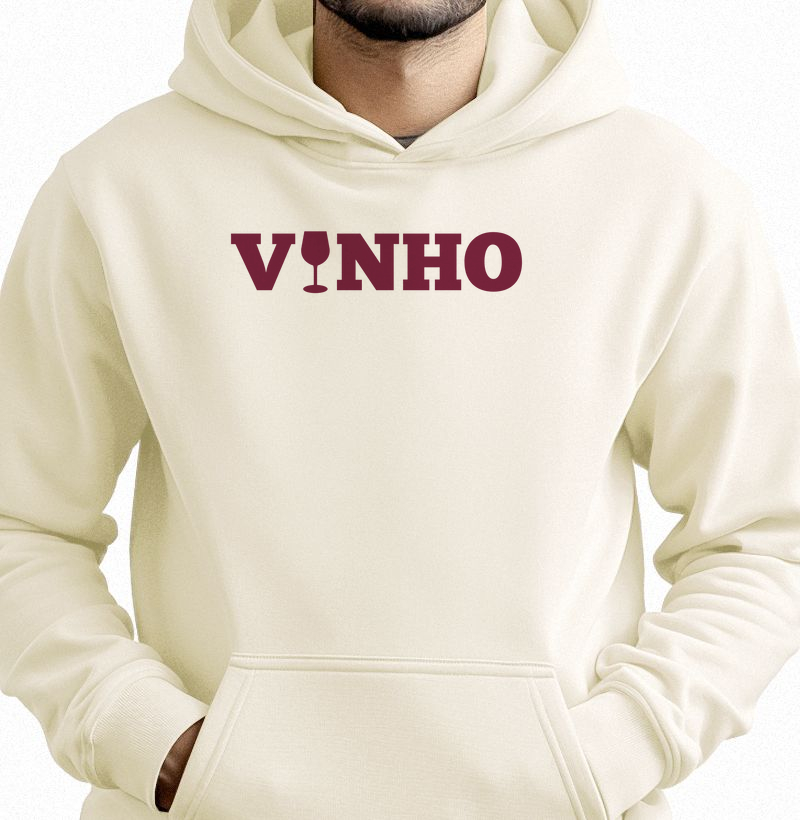 Hoodie Moletom Vinho