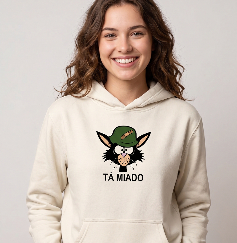 Moletom Unissex Gamer: “Tá miado”
