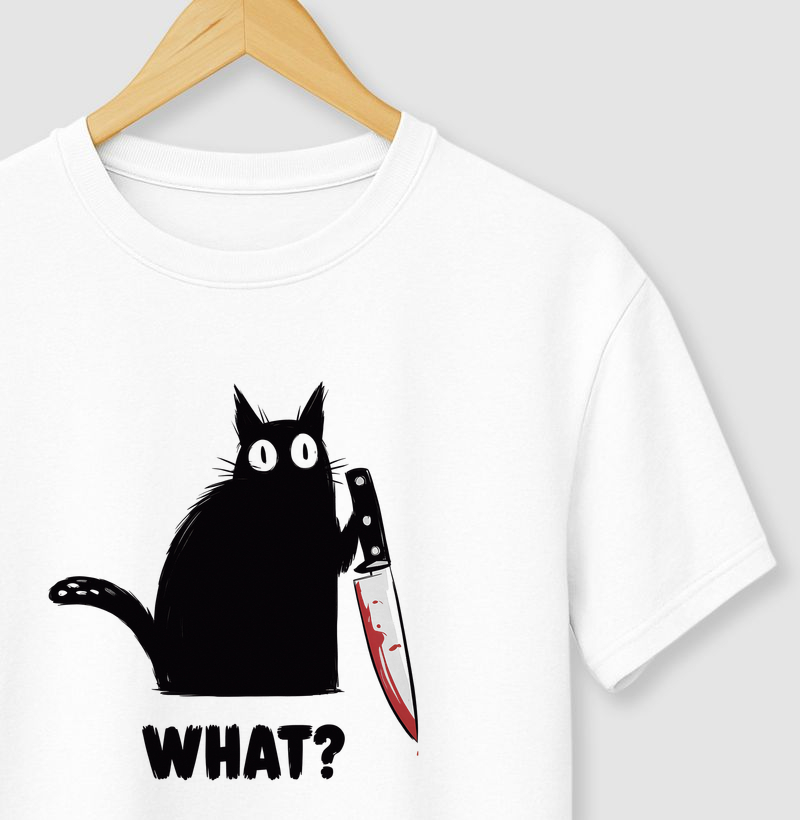 Camiseta Gato Surpreso
