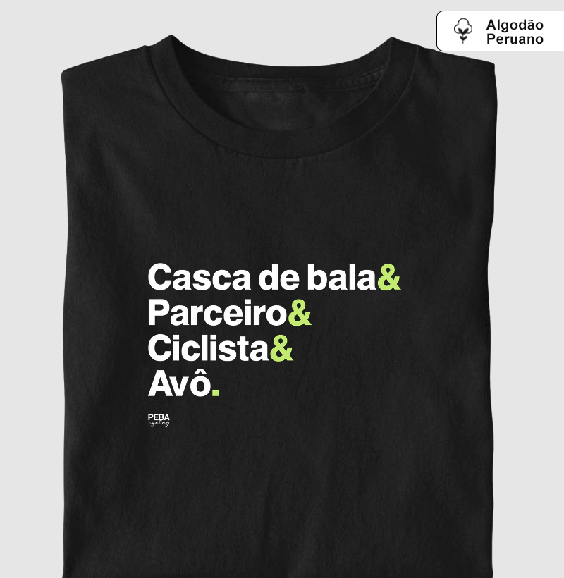 Casca de Bala& Parceiro& Ciclista& Avô