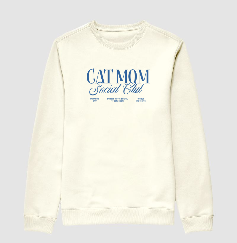 Moletom Cat Mom Social Club