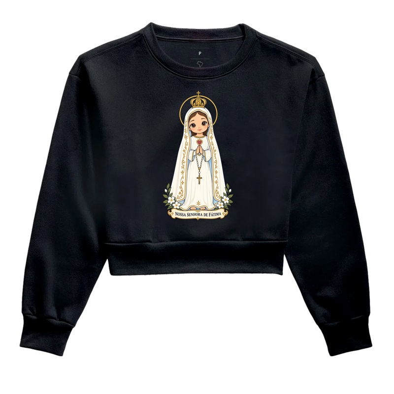 Nossa senhora e Fátima estilo chibi
