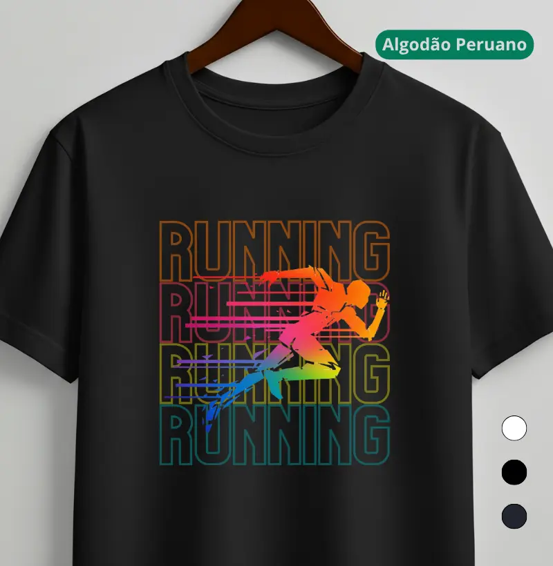 Camiseta Algodão Peruano - Running - Camiseta Algodão Peruano