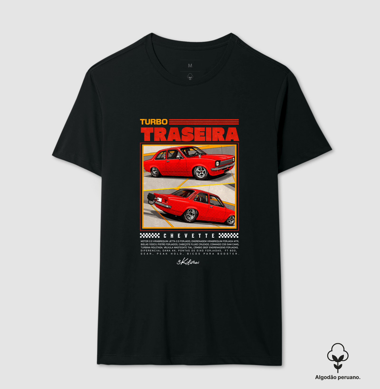 Camiseta - Turbo Traseira - Chevette