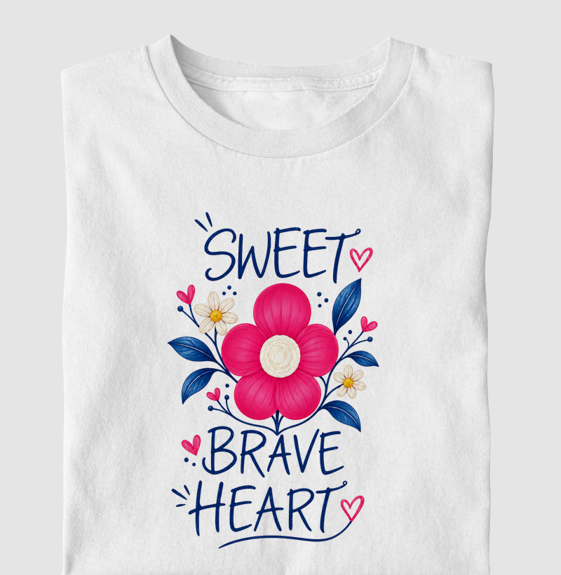 Camiseta Sweet Brave Heart