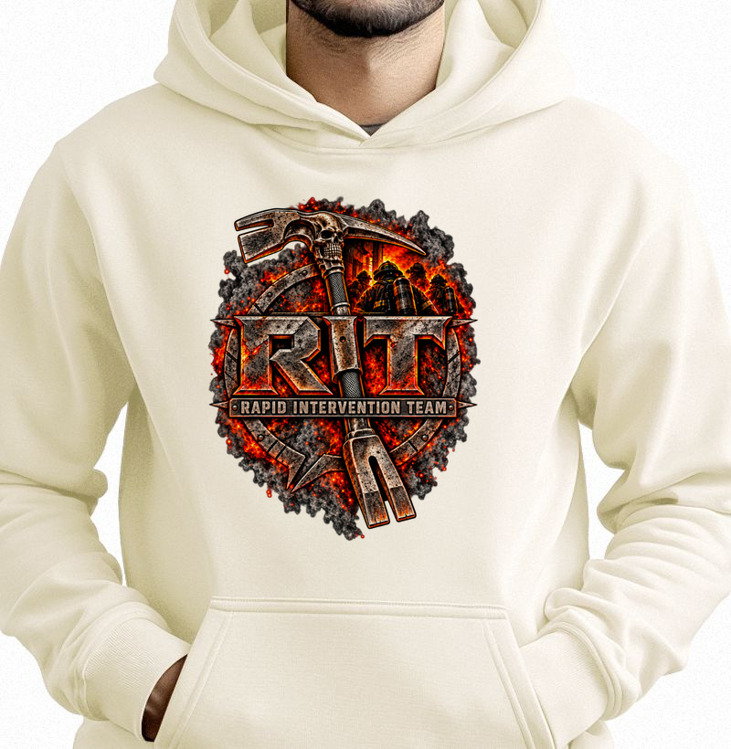 RIT Rapid Intervention Team Escudo - Hoodie Moletom