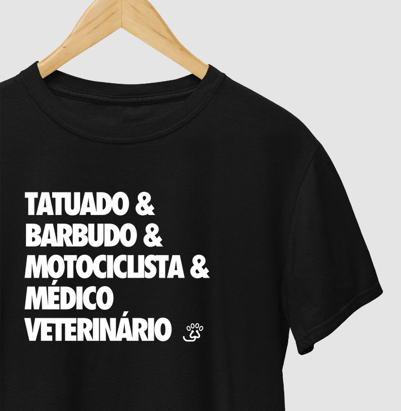 Tatuado & Barbudo & Motociclista 