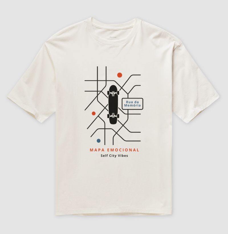 RUA DA MEMÓRIA - Camiseta Oversized