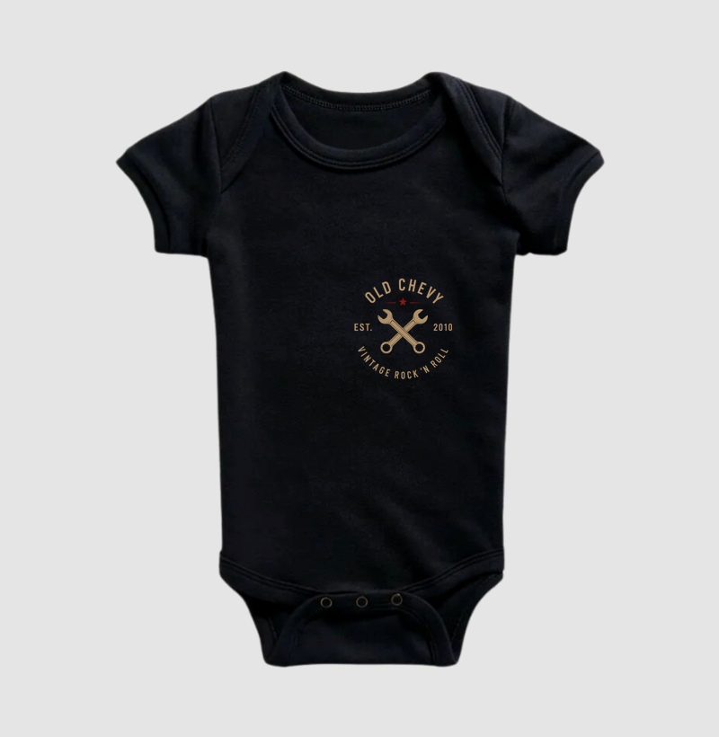 Built on Rock 'n' Roll | Fine Lines - Old Chevy - Body Infantil