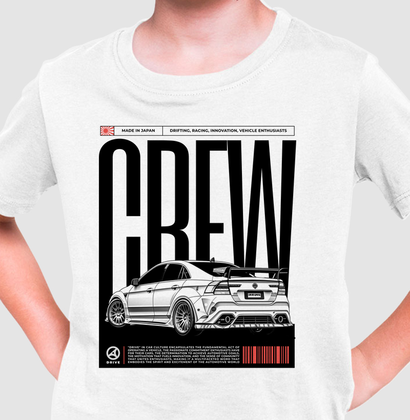 Camiseta Infantil - D.R.I.V.E