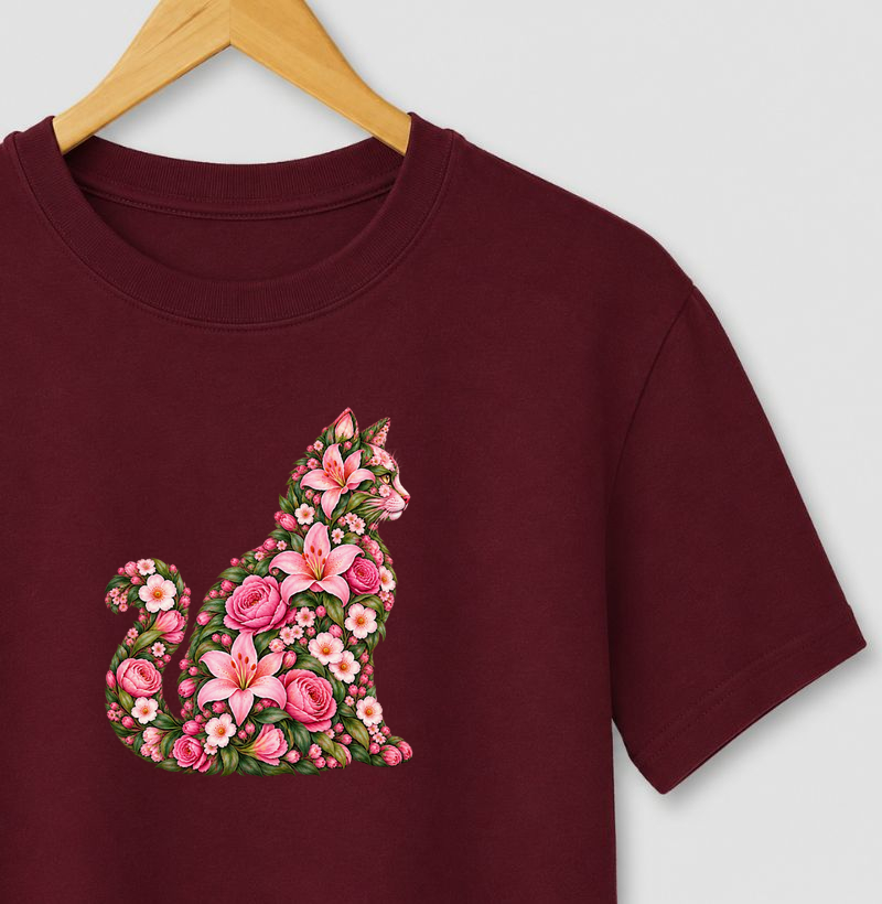 Gato Florido - Camiseta
