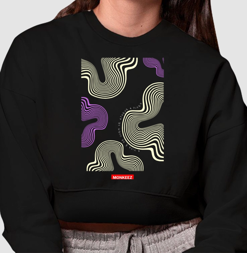 Moletom Cropped Atreva-se