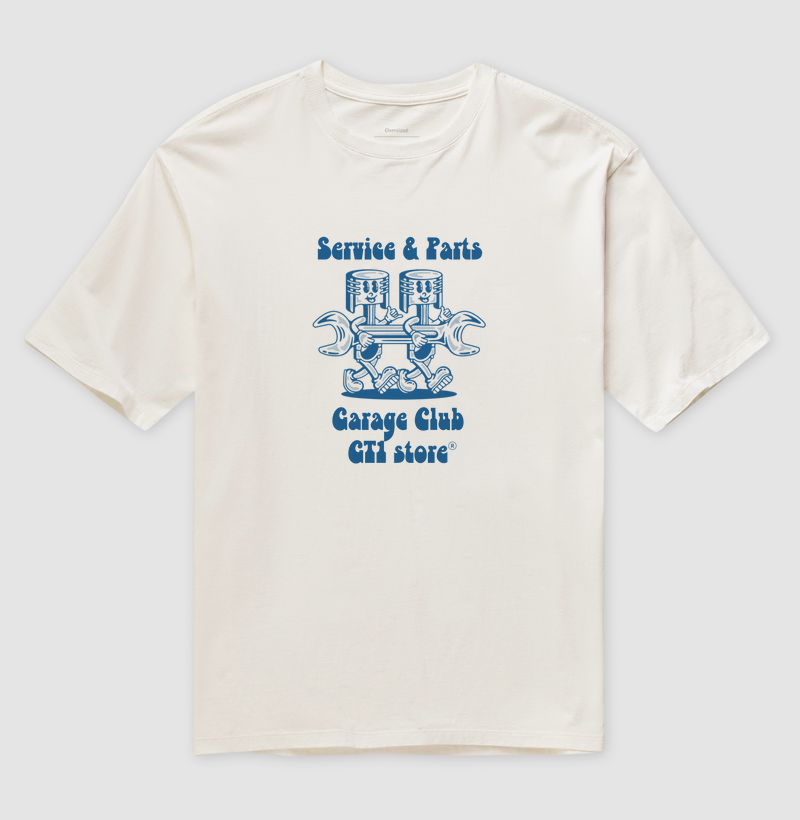 Camiseta Garage Club - Oversized