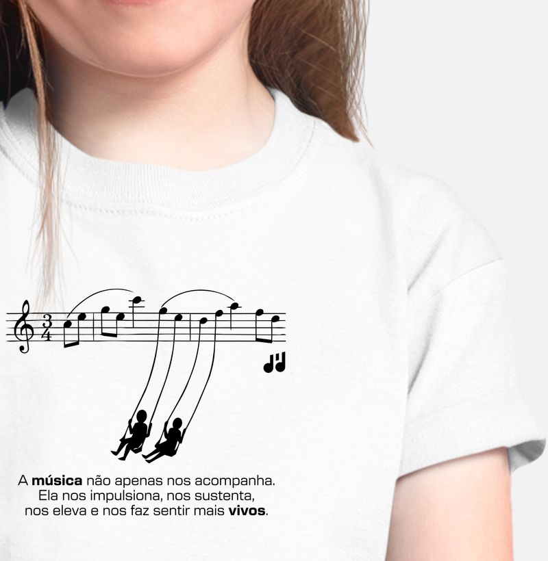A música não apenas nos acompanha.
