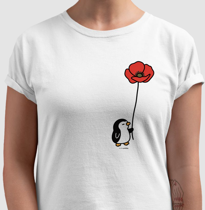 Pinguim e a Flor