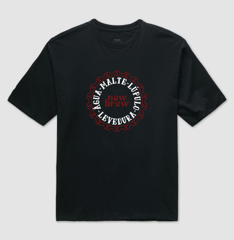 Crown Cap - New Brew - Camiseta Oversized
