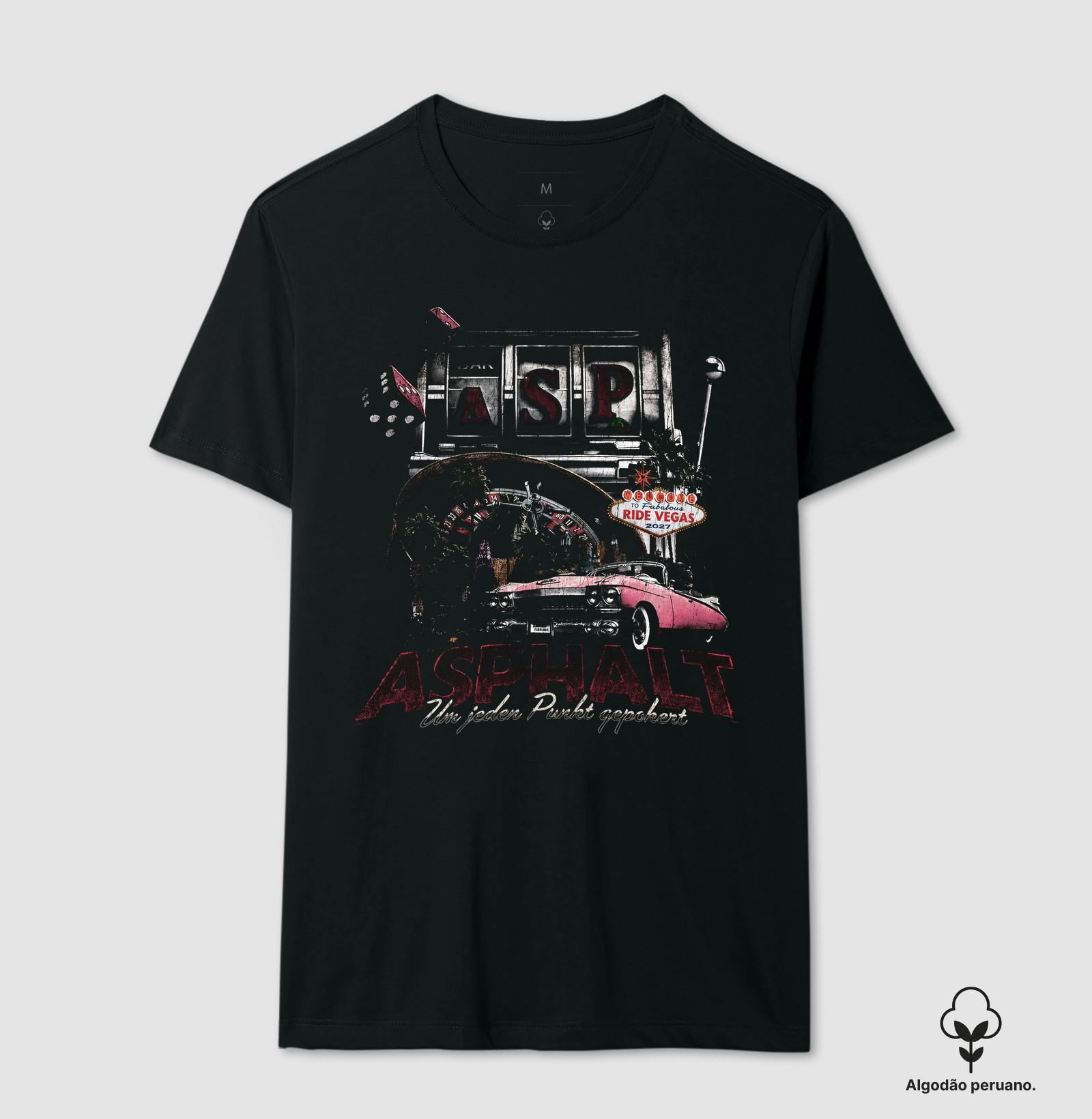 Ride Vegas - Camiseta Algodão Peruano