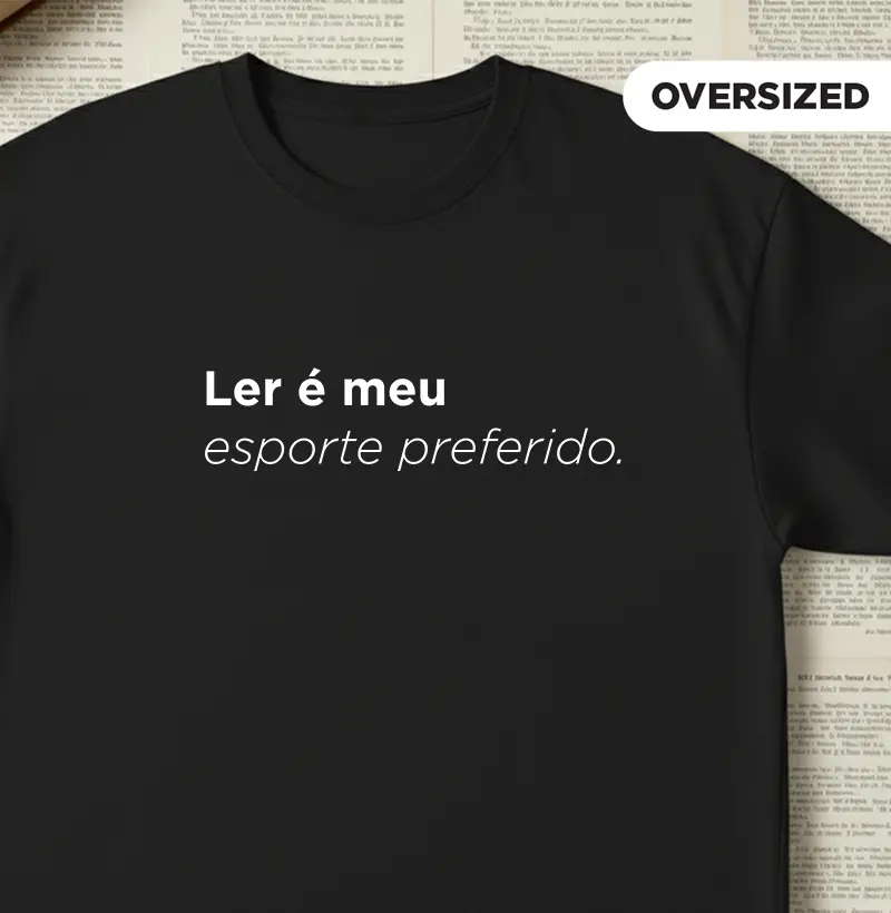 Ler é meu esporte preferido