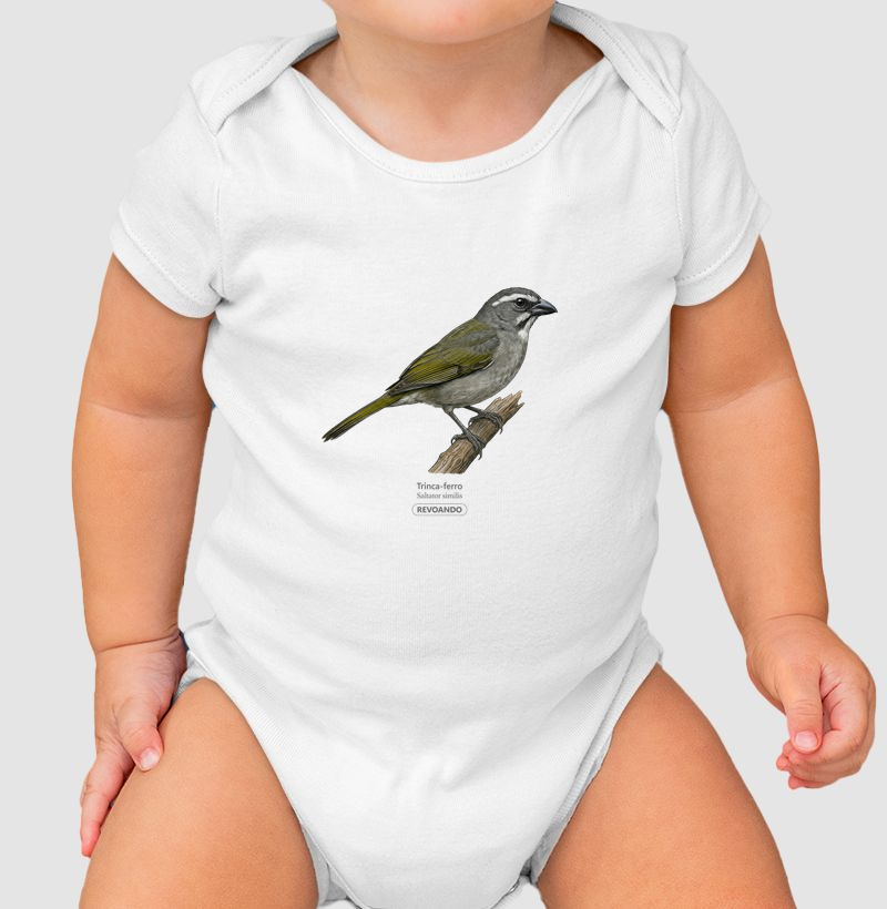 Traços Alados - Trinca-ferro - Body Infantil