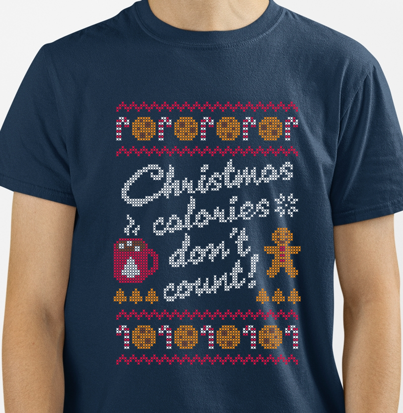 Camiseta Natal Calorias 1