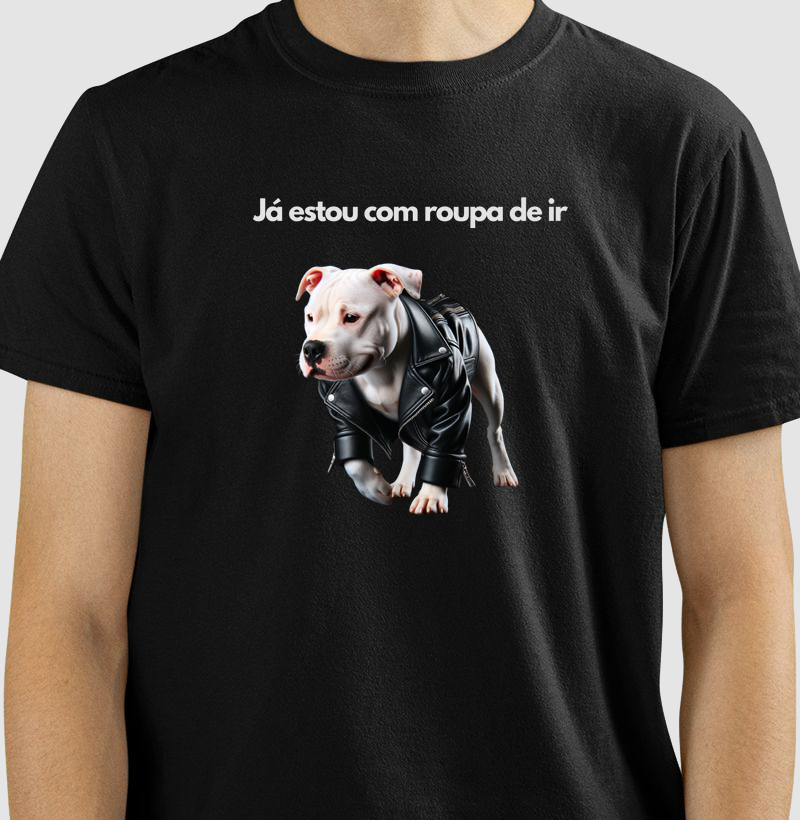 Já estou com a roupa de ir