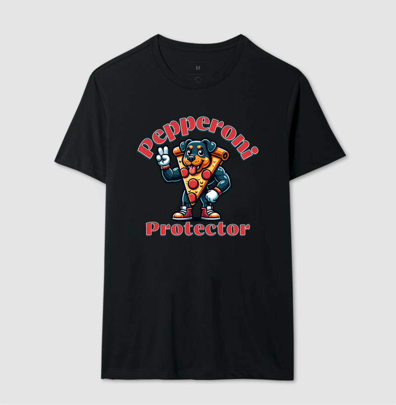 Camiseta Rottweiler Pizza