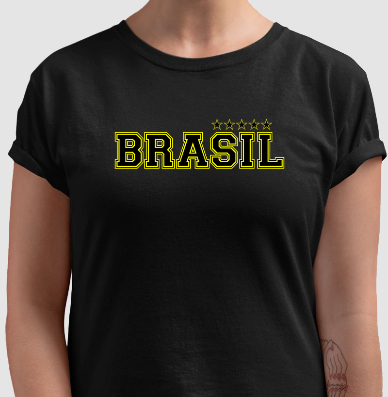 Camiseta Brasil Hexa 