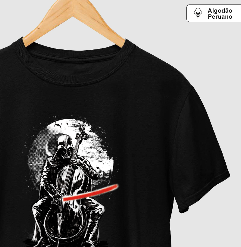 Camiseta Dark Symphony Algodão Peruano - Camiseta Algodão Peruano