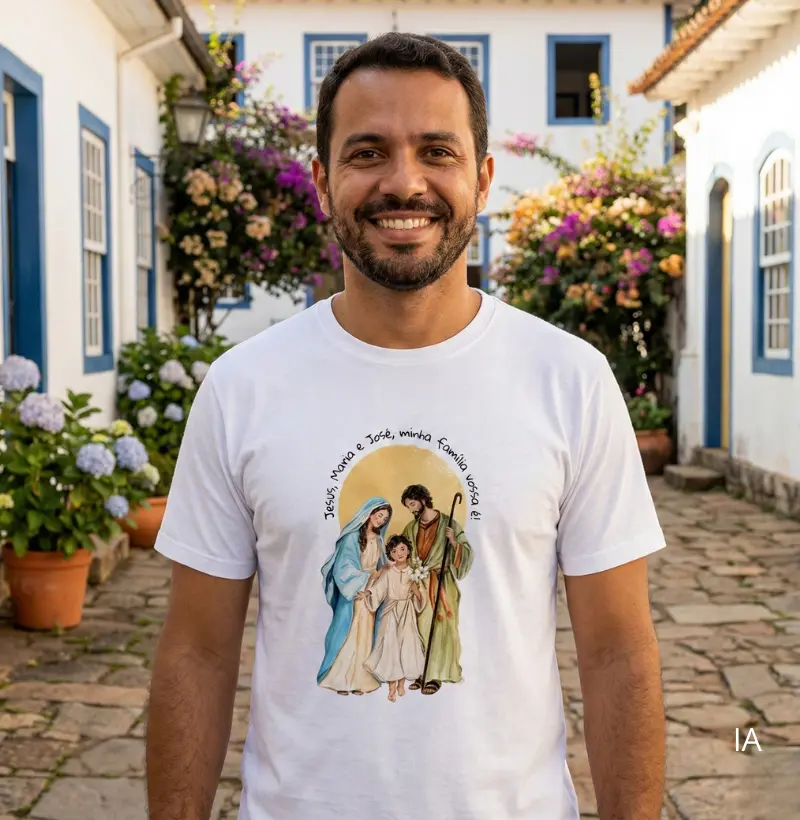 Jesus, Maria e José, minha família vossa é!