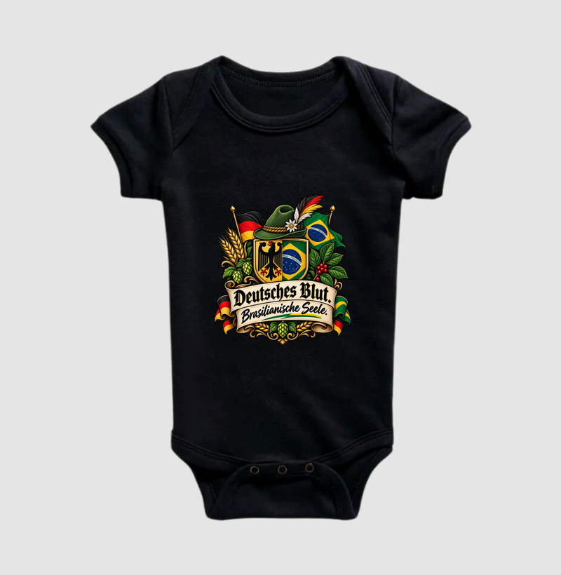 Sangue Alemão Alma Brasileira Mini - Body Infantil