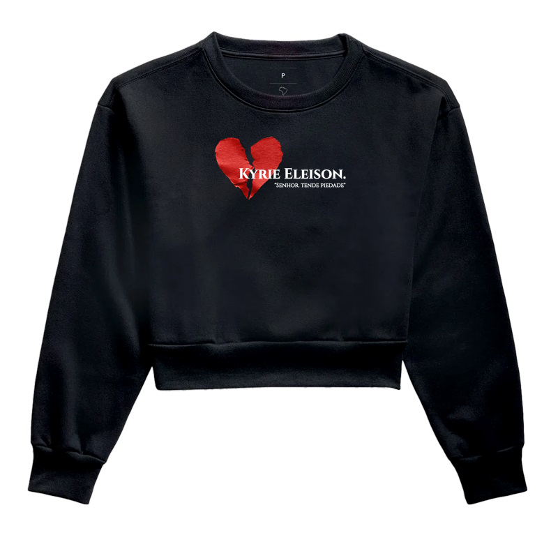 Moletom Cropped Kyrie Eleison
