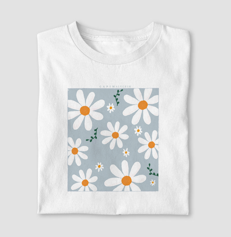 T-shirt Pattern Margaridas