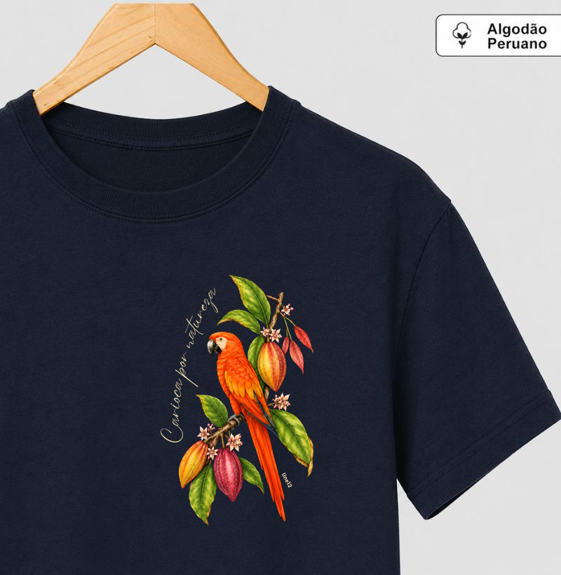 CARIOCA POR NATUREZA - Camiseta Algodão Peruano